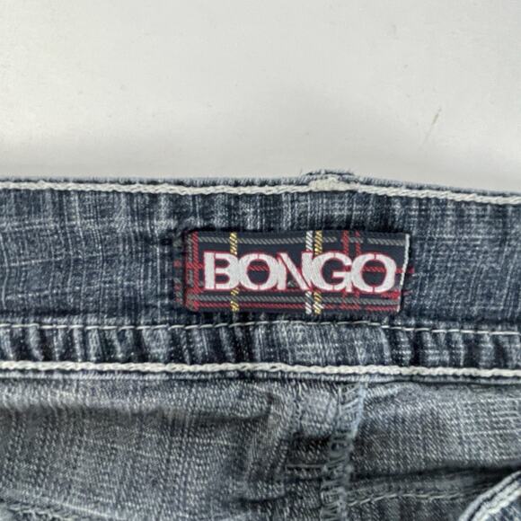 Bongo Women's Bootcut Y2K Jeans Juniors size 11 Thick Stitching - Picture 3 of 7